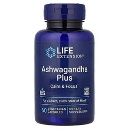 Life Extension Ashwagandha Plus 60 Vegetarian Capsules