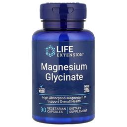 Life Extension Magnesium Glycinate 90 Vegetarian Capsules 105 Mg Per Capsule
