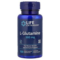 Life Extension L Glutamine 500 Mg 100 Vegetarian Capsules