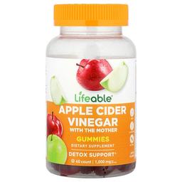 Lifeable Apple Cider Vinegar Gummies Apple 60 Gummies