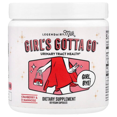 Legendairy Milk Girl S Gotta Go Urinary Tract Health 60 Vegan Capsules product image