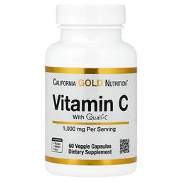 California Gold Nutrition Vitamin C Quali C 1 000 Mg 60 Veggie Capsules