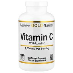 California Gold Nutrition Vitamin C Quali C 1 000 Mg 365 Veggie Capsules