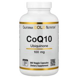 California Gold Nutrition Coq10 Usp Grade Ubiquinone 100 Mg 360 Veggie Capsules