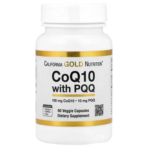 California Gold Nutrition Coq10 With Pqq 60 Veggie Capsules product image