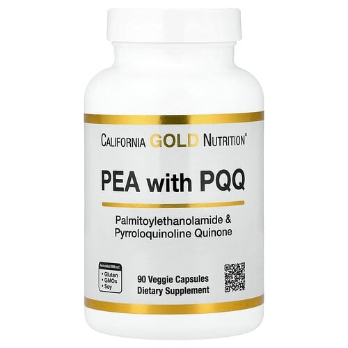 California Gold Nutrition Pea 300 Mg Pqq 10 Mg 90 Veggie Capsules product image