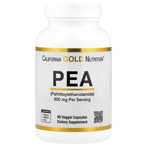 California Gold Nutrition Pea Palmitoylethanolamide 90 Veggie Capsules 300 Mg Per Capsule product image