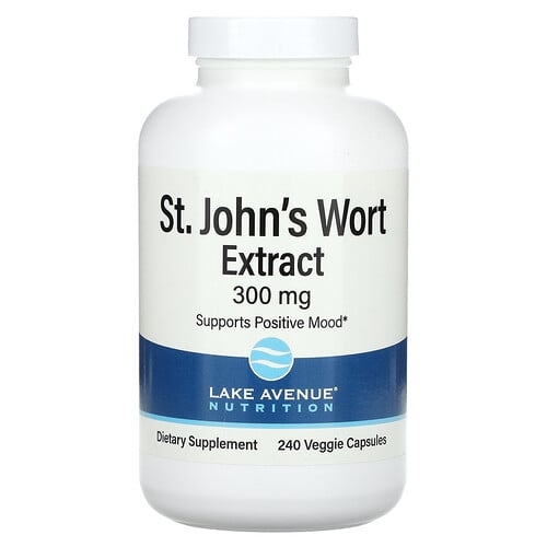 Lake Avenue Nutrition St John S Wort Extract 300 Mg 240 Veggie Capsules product image