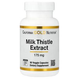 California Gold Nutrition Milk Thistle Extract 175 Mg 90 Veggie Capsules