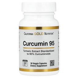 California Gold Nutrition Curcumin 95 30 Veggie Capsules 500 Mg Per Capsule