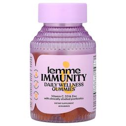 Lemme Immunity Daily Wellness Gummies Sweet Orange 60 Gummies