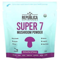 La Republica Super 7 Mushroom Powder 3 Oz 85 G
