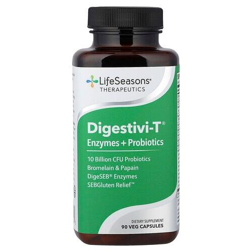 LifeSeasons, Digestivi-T®, 효소 + 프로바이오틱, 베지 캡슐 90정 product image