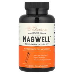 Live Conscious Magwell 3 In 1 Advanced Formula 120 Capsules