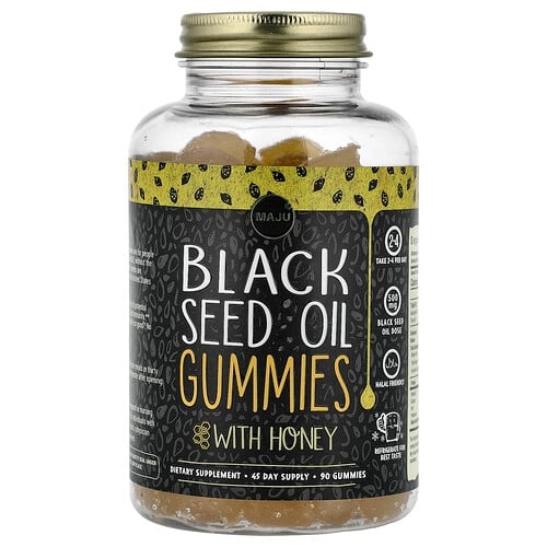 Maju Superfoods Black Seed Oil Gummies 90 Gummies 250 Mg Per Gummy product image
