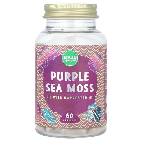 마주 슈퍼푸드 Maju Superfoods, 퍼플바다이끼, 캡슐 60정(캡슐 1정당 500mg) product image