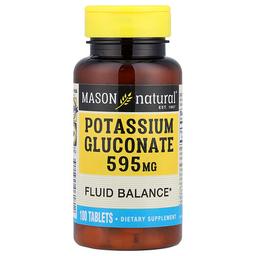 Mason Natural Potassium Gluconate 595 Mg 100 Tablets