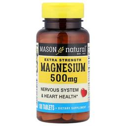 Mason Natural Magnesium 500 Mg 100 Tablets