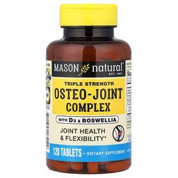 Mason Natural Osteo Joint Complex With D3 Boswellia Triple Strength 120 Tablets