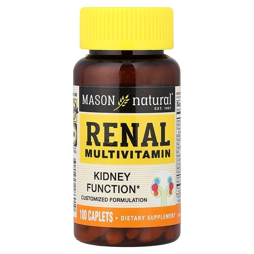 Mason Natural Renal Multivitamin 100 Caplets product image
