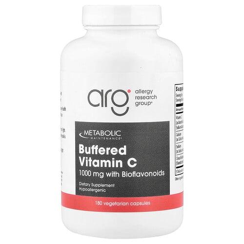 Metabolic Maintenance Buffered Vitamin C With Bioflavonoids 180 Vegetarian Capsules product image