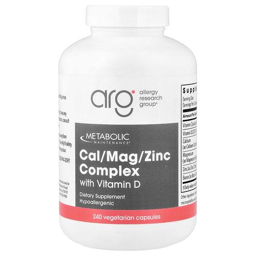 Metabolic Maintenance Cal Mag Zinc Complex With Vitamin D 240 Vegetarian Capsules product image