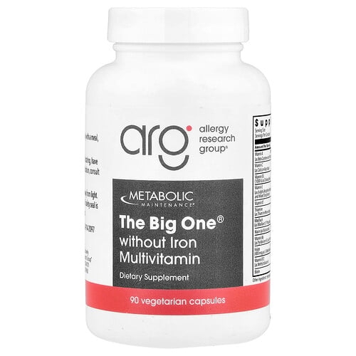Metabolic Maintenance The Big One Without Iron Multivitamin 90 Vegetarian Capsules product image