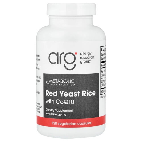Metabolic Maintenance Red Yeast Rice With Coq10 120 Vegetarian Capsules product image