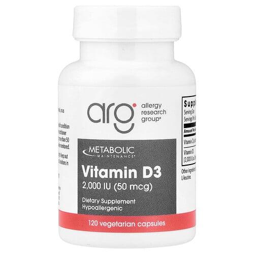 Metabolic Maintenance Vitamin D 3 120 Vegetarian Capsules product image