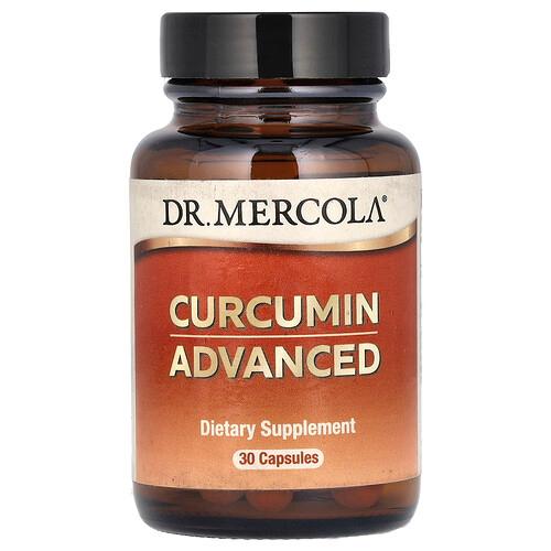 Dr Mercola Curcumin Advanced 30 Capsules 500 Mg Per Capsule product image
