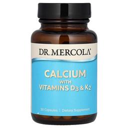 Dr Mercola Calcium With Vitamins D3 K2 30 Capsules