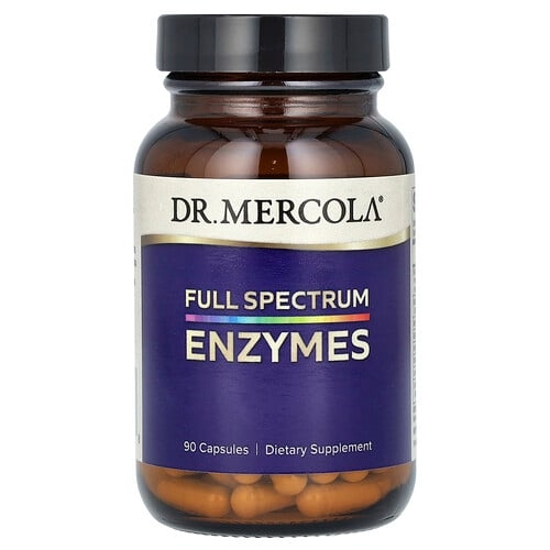 Dr Mercola Full Spectrum Enzymes 90 Capsules product image