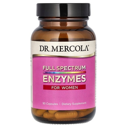 Dr Mercola Full Spectrum Enzymes For Women 90 Capsules product image