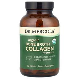 Dr Mercola Organic Bone Broth Collagen From Beef 90 Tablets