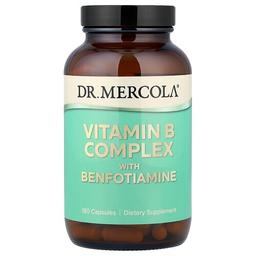 Dr Mercola Vitamin B Complex With Benfotiamine 180 Capsules