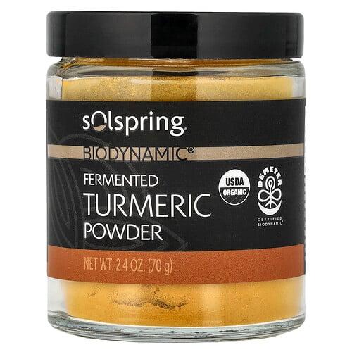 Dr Mercola Solspring Biodynamic Fermented Turmeric Powder 2 4 Oz 70 G product image