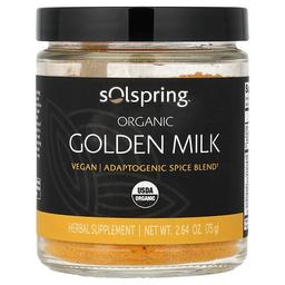 Dr Mercola Solspring Organic Golden Milk 2 64 Oz 75 G