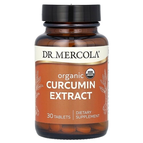 Dr Mercola Organic Curcumin Extract 30 Tablets product image