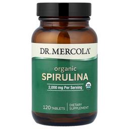 Dr Mercola Organic Spirulina 120 Tablets