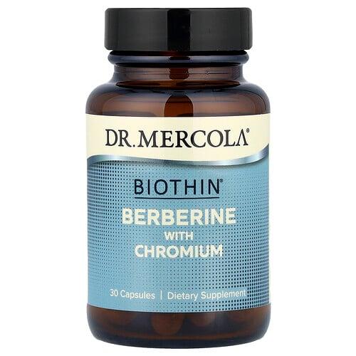 Dr Mercola Biothin Berberine With Chromium 30 Capsules product image