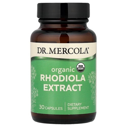 Dr Mercola Organic Rhodiola Extract 30 Capsules 340 Mg Per Capsule product image