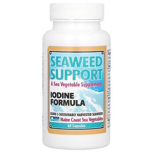 Maine Coast Sea Vegetables Seaweed Support Iodine Formula 60 Capsules product image