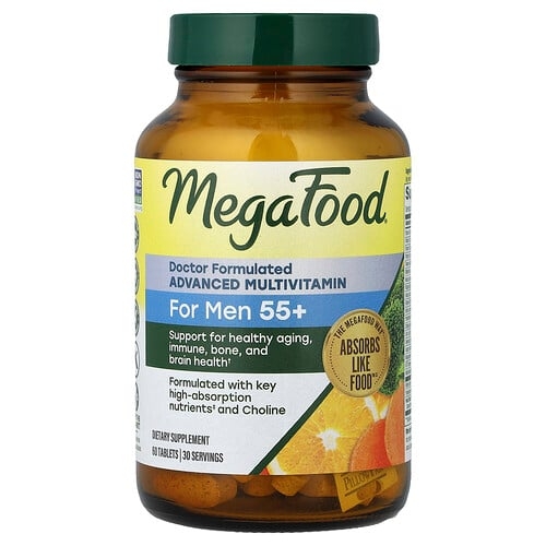 Megafood Advanced Multivitamin For Men 55 60 Tablets product image
