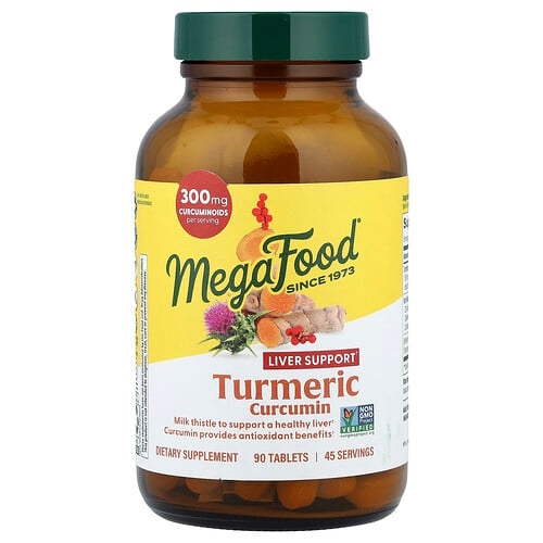 Megafood Turmeric Curcumin 90 Tablets product image