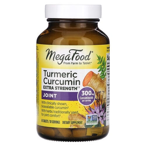 Megafood Turmeric Curcumin Joint 60 Tablets product image