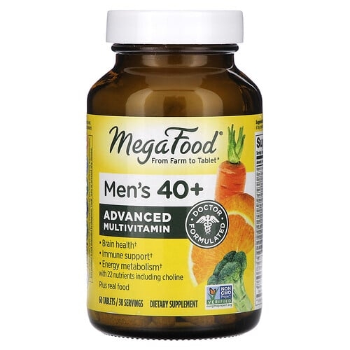 Megafood Men S 40 Advanced Multivitamin 60 Tablets product image