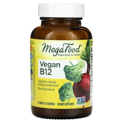 Megafood Vegan B12 30 Tablets product image