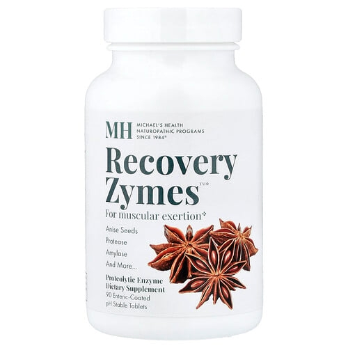 Michael S Health Recovery Zymes 90 Enteric Coated Ph Stable Tablets product image