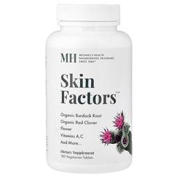 Michael S Health Skin Factors 180 Vegetarian Tablets