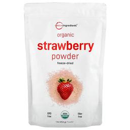 Micro Ingredients Organic Strawberry Powder 1 Lb 454 G